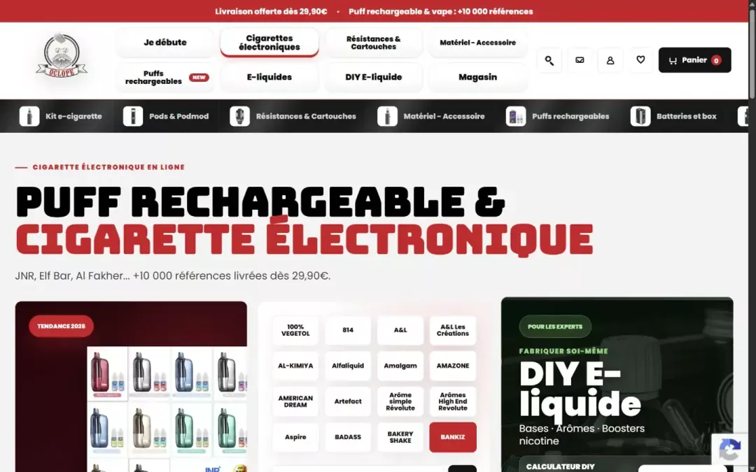 Aperçu du site Oclope
