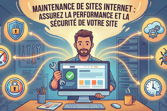 Maintenance de Sites Internet Assurez la Performance et la Sécurité de Votre Site