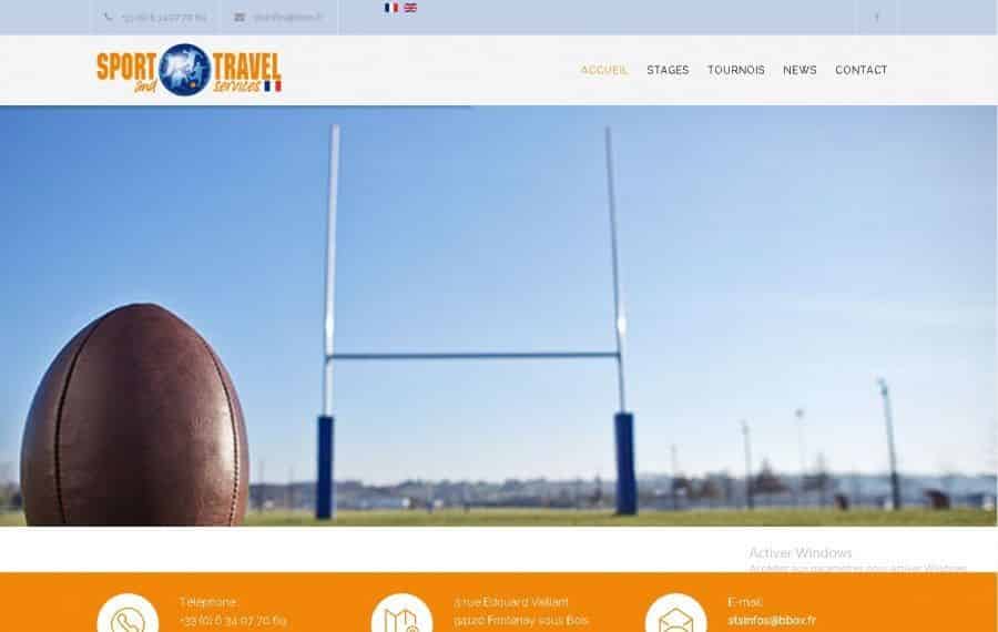 Sport & Travel Services Site Internet